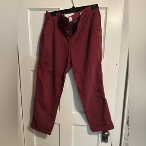 GAP women’s Deep Red girlfriend Chinos